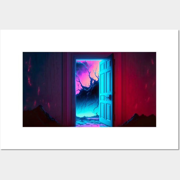 Mysterious Door To Another Dimension Wall Art by Nightarcade